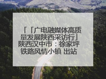 「广电融媒体高质量发展陕西采访行」陕西汉中市：徐家坪铁路风情小镇 出站就是景区