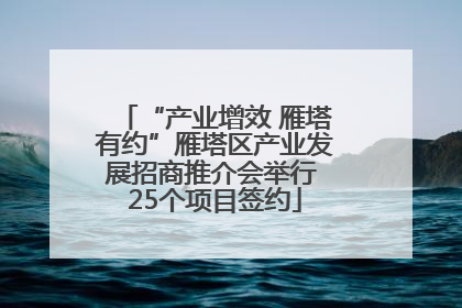 “产业增效 雁塔有约”雁塔区产业发展招商推介会举行 25个项目签约