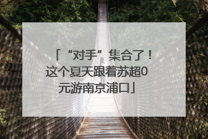 “对手”集合了！这个夏天跟着苏超0元游南京浦口