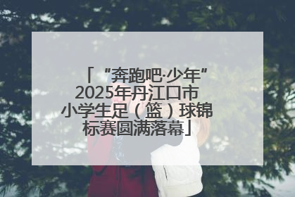 “奔跑吧·少年”2025年丹江口市小学生足（篮）球锦标赛圆满落幕