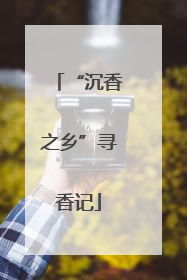 “沉香之乡”寻香记