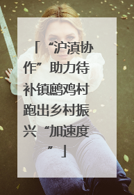 “沪滇协作”助力待补镇鹧鸡村跑出乡村振兴“加速度”