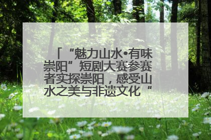 “魅力山水•有味崇阳”短剧大赛参赛者实探崇阳，感受山水之美与非遗文化“提琴戏”魅力
