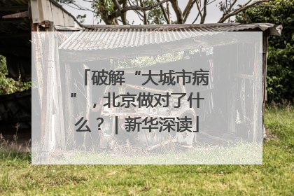 破解“大城市病”，北京做对了什么？｜新华深读