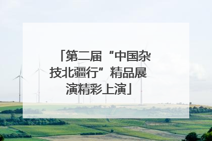 第二届“中国杂技北疆行”精品展演精彩上演
