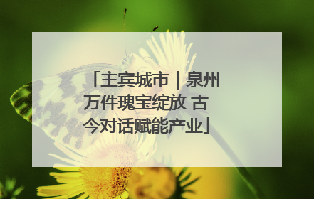 主宾城市｜泉州万件瑰宝绽放 古今对话赋能产业