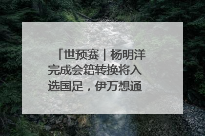世预赛｜杨明洋完成会籍转换将入选国足，伊万想通了要打双后腰？