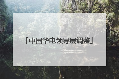 中国华电领导层调整