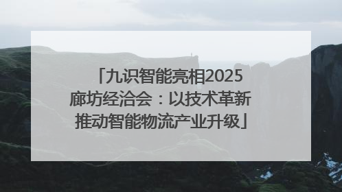 九识智能亮相2025廊坊经洽会：以技术革新推动智能物流产业升级