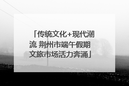 传统文化+现代潮流 荆州市端午假期文旅市场活力奔涌