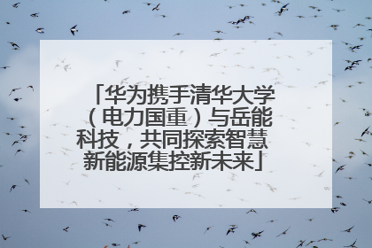 华为携手清华大学（电力国重）与岳能科技，共同探索智慧新能源集控新未来