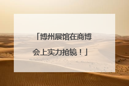 博州展馆在商博会上实力抢镜！