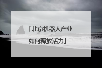 北京机器人产业如何释放活力