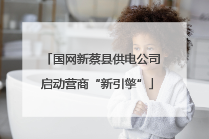 国网新蔡县供电公司启动营商“新引擎”