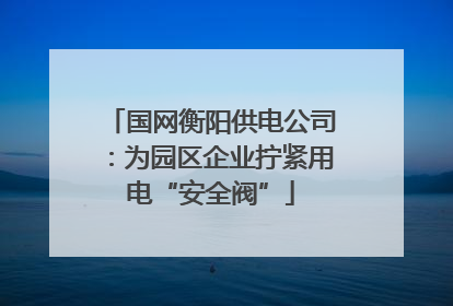 国网衡阳供电公司：为园区企业拧紧用电“安全阀”