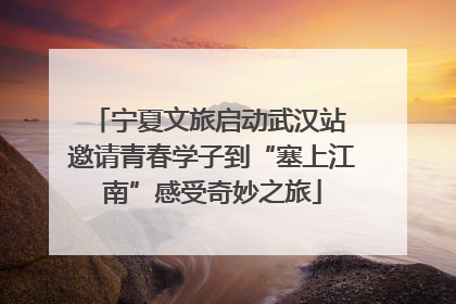 宁夏文旅启动武汉站 邀请青春学子到“塞上江南”感受奇妙之旅