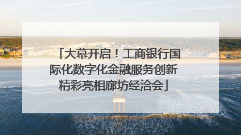 大幕开启！工商银行国际化数字化金融服务创新精彩亮相廊坊经洽会