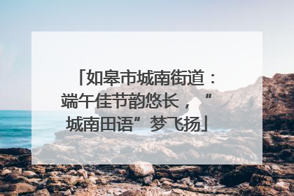 如皋市城南街道：端午佳节韵悠长，“城南田语”梦飞扬