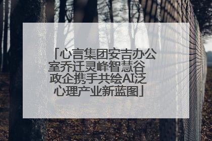 心言集团安吉办公室乔迁灵峰智慧谷 政企携手共绘AI泛心理产业新蓝图