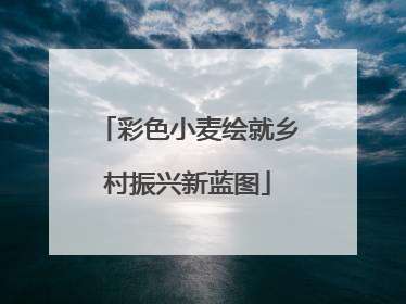彩色小麦绘就乡村振兴新蓝图
