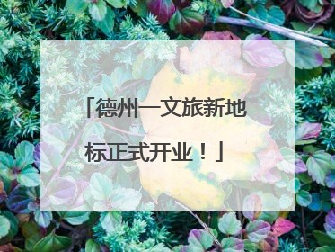 德州一文旅新地标正式开业！