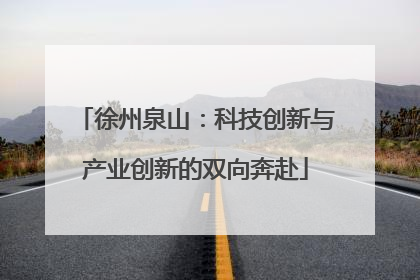 徐州泉山：科技创新与产业创新的双向奔赴