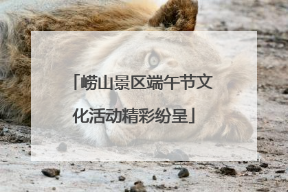 崂山景区端午节文化活动精彩纷呈