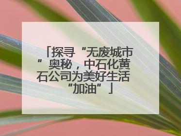 探寻“无废城市”奥秘，中石化黄石公司为美好生活“加油”
