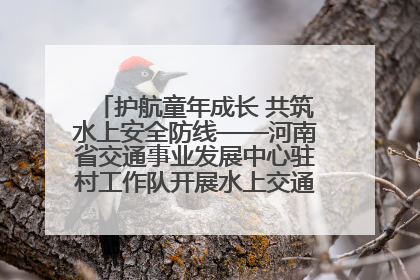 护航童年成长 共筑水上安全防线——河南省交通事业发展中心驻村工作队开展水上交通安全知识进校园活动