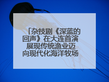杂技剧《深蓝的回声》在大连首演 展现传统渔业迈向现代化海洋牧场奋斗历程