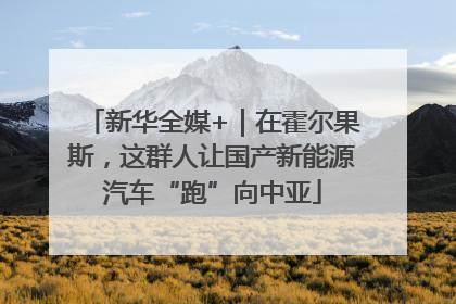 新华全媒+｜在霍尔果斯，这群人让国产新能源汽车“跑”向中亚