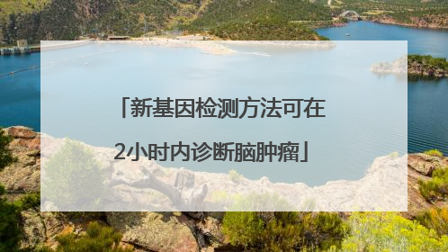 新基因检测方法可在2小时内诊断脑肿瘤