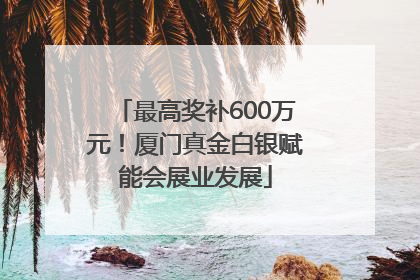 最高奖补600万元！厦门真金白银赋能会展业发展