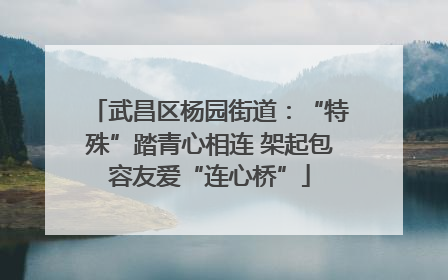 武昌区杨园街道：“特殊”踏青心相连 架起包容友爱“连心桥”