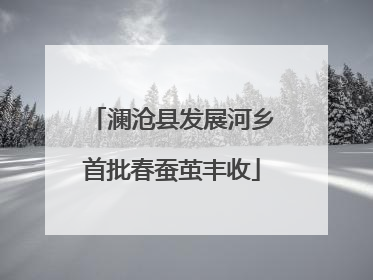 澜沧县发展河乡首批春蚕茧丰收