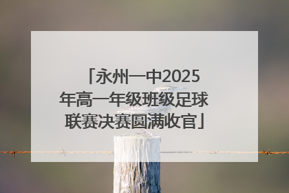 永州一中2025年高一年级班级足球联赛决赛圆满收官