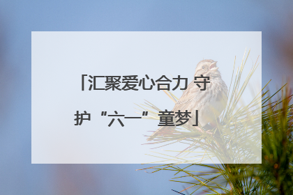 汇聚爱心合力 守护“六一”童梦