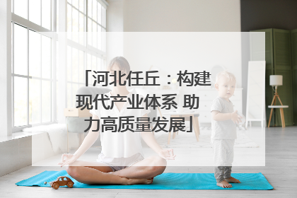 河北任丘：构建现代产业体系 助力高质量发展