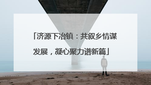 济源下冶镇：共叙乡情谋发展，凝心聚力谱新篇