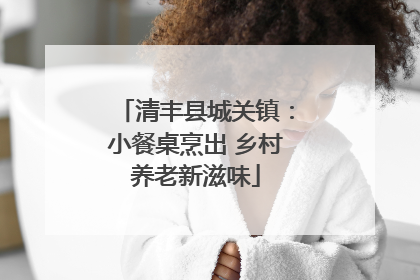 清丰县城关镇：小餐桌烹出 乡村养老新滋味