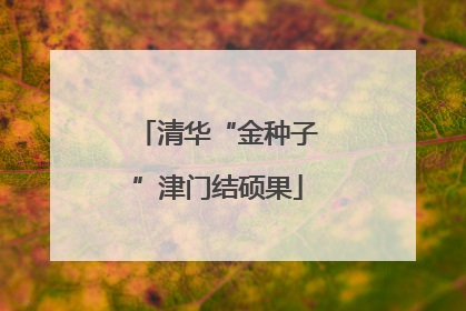 清华“金种子”津门结硕果