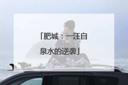 肥城：一汪自泉水的逆袭
