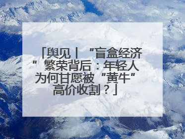 舆见丨“盲盒经济”繁荣背后：年轻人为何甘愿被“黄牛”高价收割？
