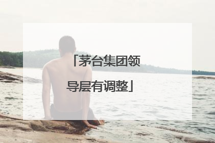 茅台集团领导层有调整