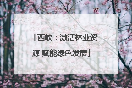 西峡：激活林业资源 赋能绿色发展
