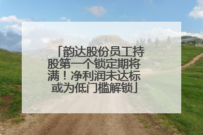 韵达股份员工持股第一个锁定期将满！净利润未达标或为低门槛解锁