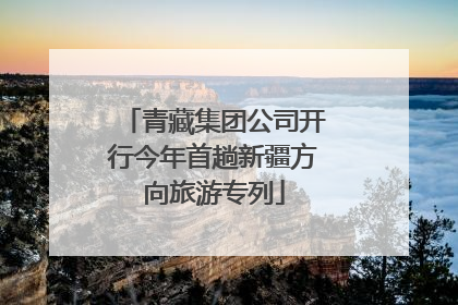 青藏集团公司开行今年首趟新疆方向旅游专列