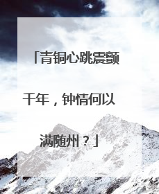 青铜心跳震颤千年，钟情何以满随州？