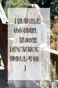 铁拳出击 协同制胜：第80集团军某旅实弹射击考核
