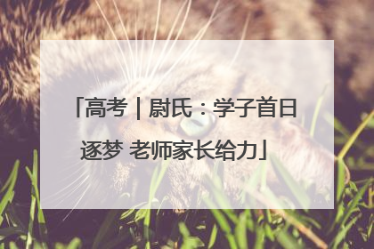 高考｜尉氏：学子首日逐梦 老师家长给力